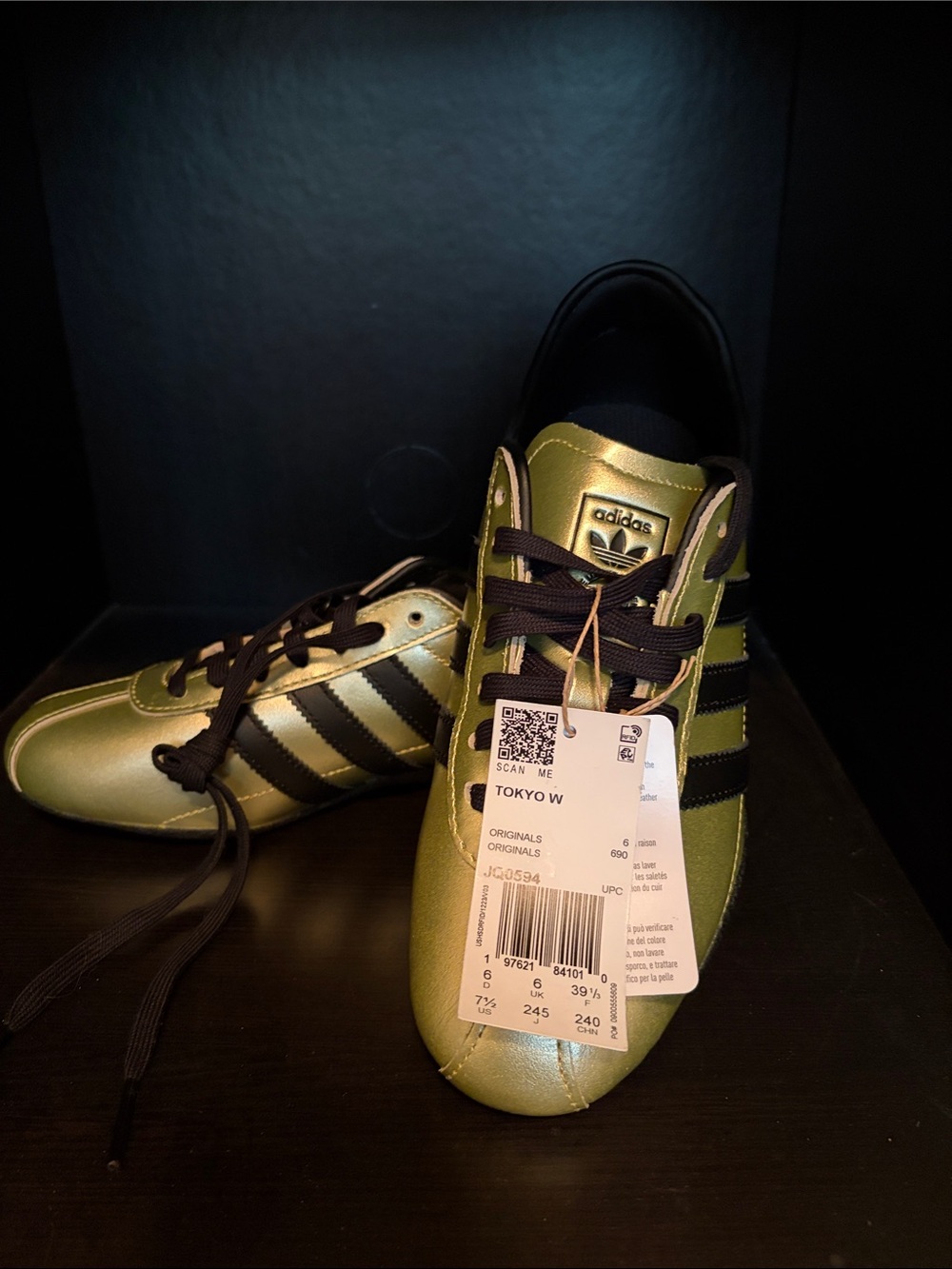 adidas Originals Tokyo W Metallic Olive & Black Sneakers